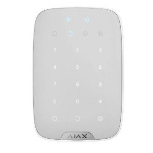 Ajax Keypad S Plus (8PD) white Бездротова клавіатура з підтримкою захищених карток і брелоків